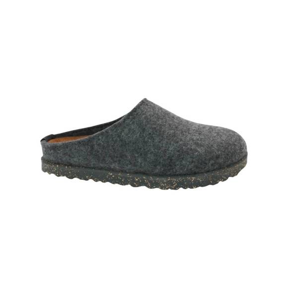 NEW HAFLINGER women's manhattan clogs in anthracite - Picture 2 of 7